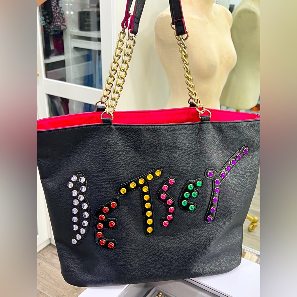 Betsey Johnson Bejeweled Tote